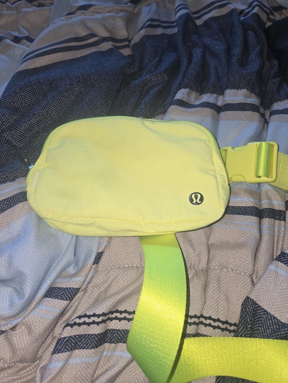 lululemon athletica Neon Yellow  Belt Bag
